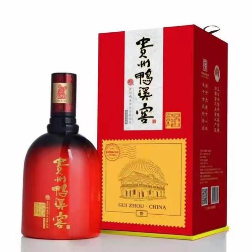 贵州鸭溪窖酒多彩鸭溪浓香型白酒52度单瓶500毫升纯粮酿造礼品酒浓头