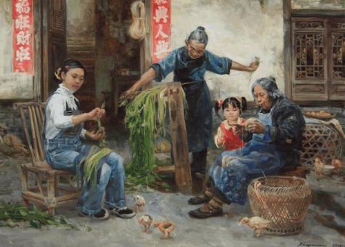 tibeten yellow beads 她笔下的人物 都极具生活气息 friends