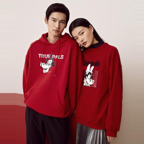 迪士迪士尼尼克拉拉贝联联名mecity情侣装2021春季卫衣