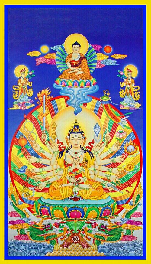 分享一些准提菩萨的精美图片