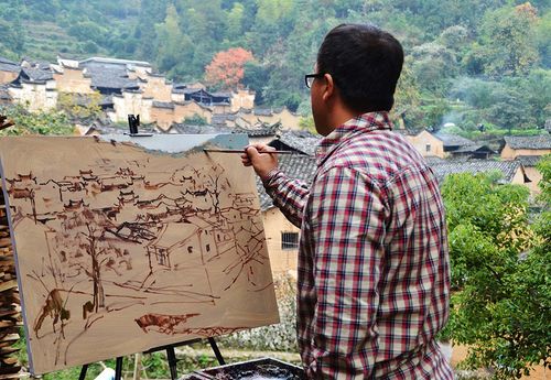 画家村(组照)(刘碧娣)