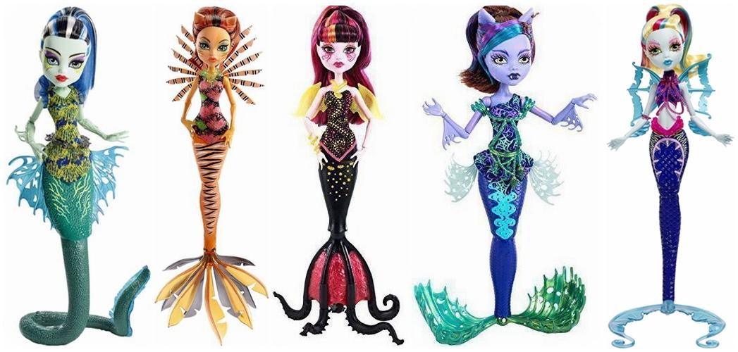 正版精灵精灵怪怪物高中monsterhigh海底系列血妞娃娃