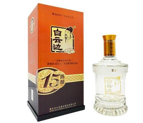 全系列湖北白云边酒价格表年份酒最受欢迎档次也是最高的
