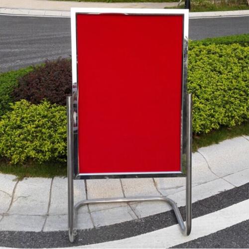 俊采云jcy23sd广告牌海报支架子公告牌展示架立牌指示牌不锈钢广告牌