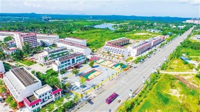 白沙黎族自治县邦溪风情小镇改造后面貌一新