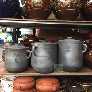 贵州土砂罐传统老式有盖炖汤炖肉砂锅陶土无釉汤锅大炖锅沙罐包邮