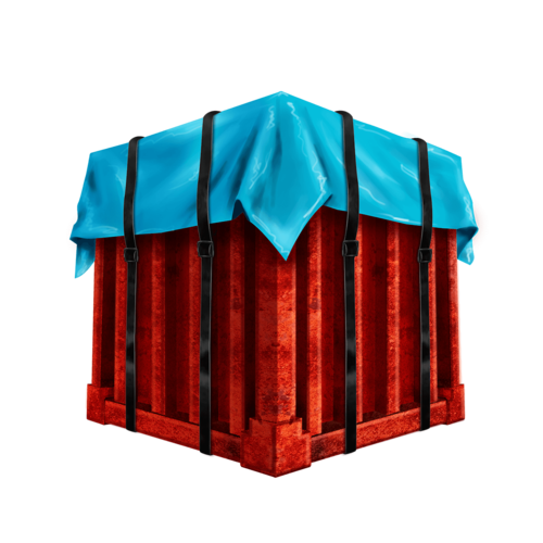 和平精英游戏里的空投箱素材为png    ,免扣背景素材,透明背景,直接