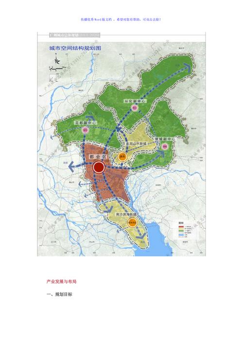 广州城市总体规划(2011-2020)word版