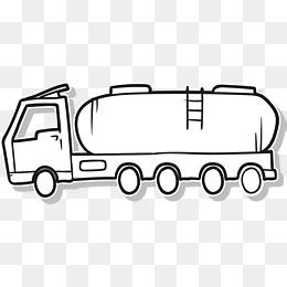 运输车卡通简笔画 简笔画图片大全-蒲城教育文学网