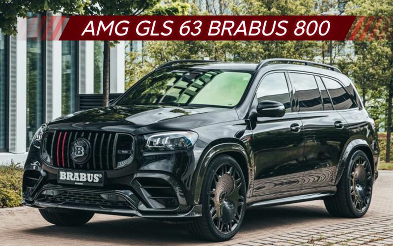 amg gls 63 巴博斯800 高性能 猛兽suv!