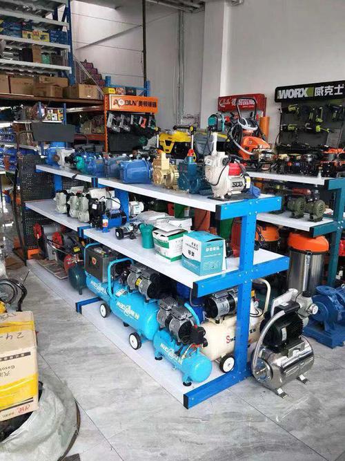 五金工具架多功能重型展架电动工具货架展示架三层王字型整理货架