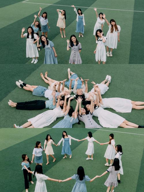 9569♀15创意毕业照|多人宿舍集体照姿势2.