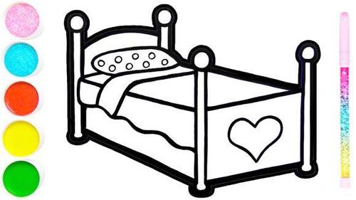 简笔画:教儿童绘画彩色缝纫机