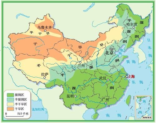 中国温度带的划分图手抄报 中国手抄报