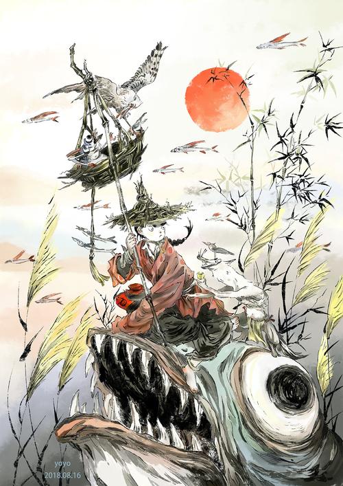 临摹早稻大大的,不喜勿喷哈|插画|创作习作|雀角 - 原创作品 - 站酷
