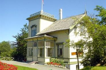 格里格故居地图