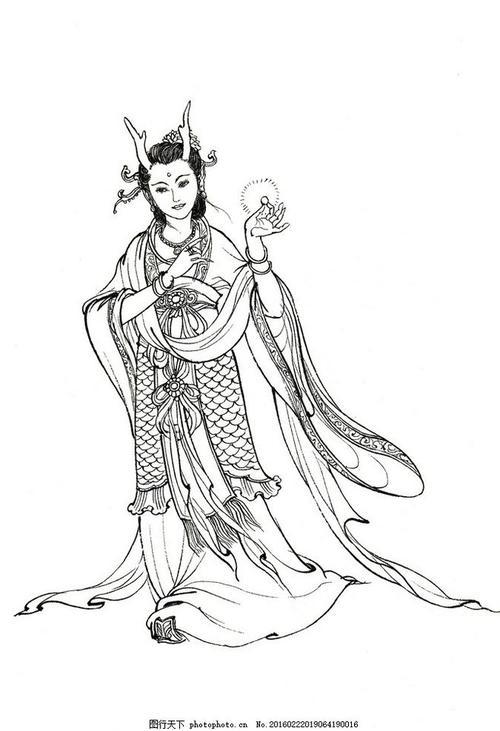 神仙人物简笔画女孩 简笔画图片大全-蒲城教育文学网