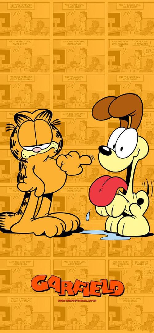 加菲猫壁纸|热爱可抵岁月漫长