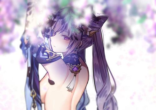 原神最丰满的女主角刻晴插画图集