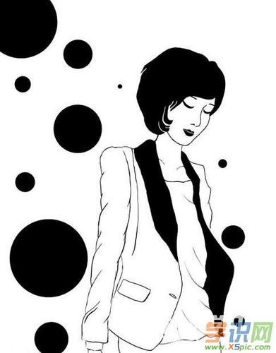 黑白平面设计人物篇_黑白平面设计人物篇赏析