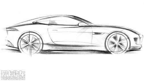 捷豹全新c-x16设计草图!不知啥时能到中国