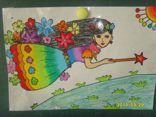 儿童画春姑娘图片,春姑娘简笔画图片大全,春姑娘动态