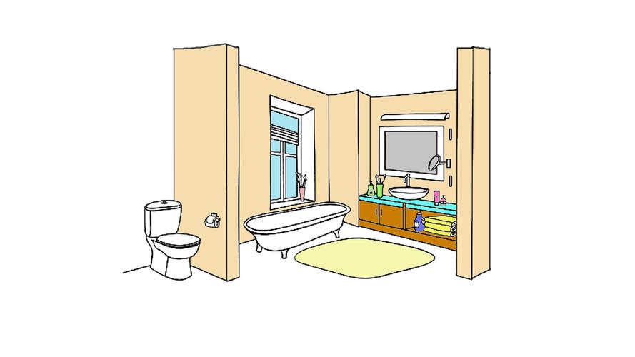 卫生间怎么画 - 简笔画 - 懂得