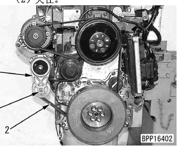 小松240一8风扇皮带怎么绕