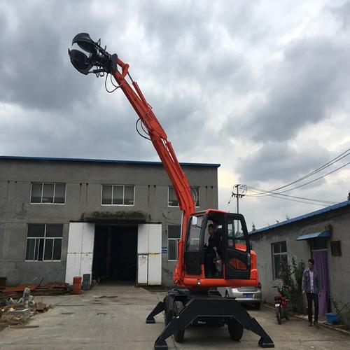 【其他林业机械】厂家直销起扬抓木机木头装卸机器抓钢机13780812216