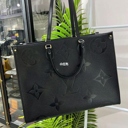 出2022年芯片款lv onthego黑色全皮大号