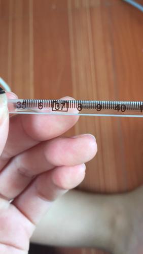 水银温度计怎么看啊