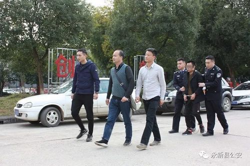 永新县公安局"扫黑除恶"国外追捕组押解涉黑团伙重要骨干成员尹某权