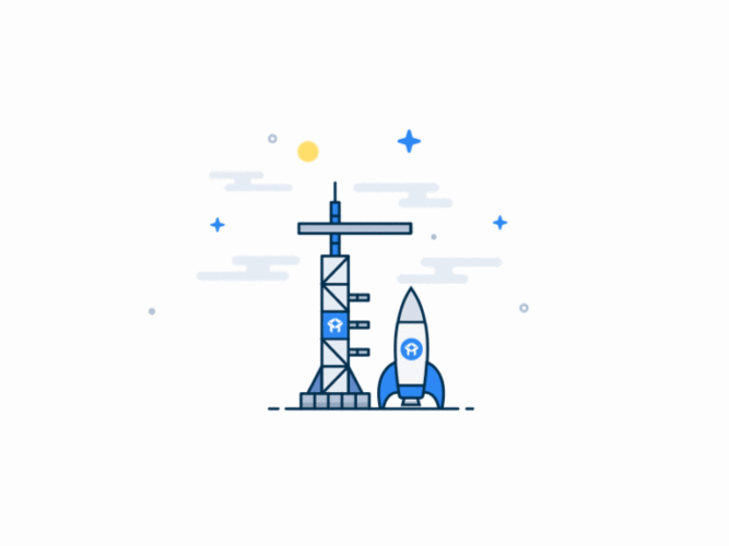 火箭#火箭塔#制造#零件#太阳#星星#云#创设意象#mg动画#mg#动漫#二维