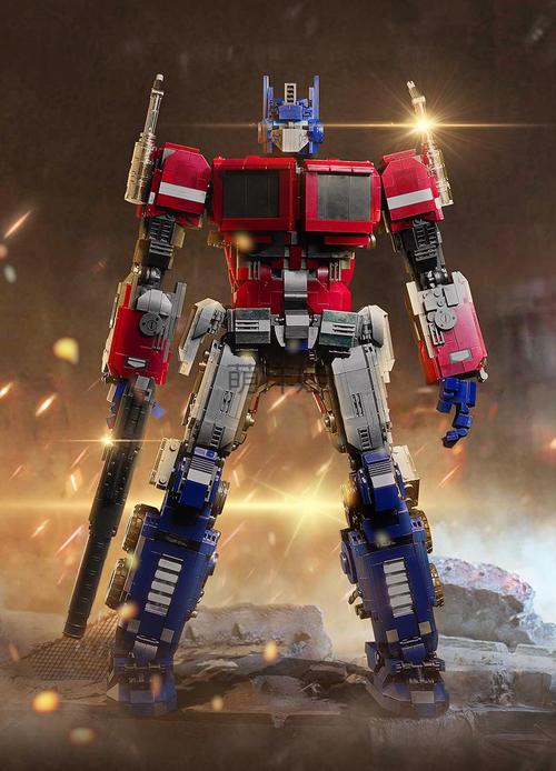 擎天柱机器人机甲男孩成年高难度巨大型拼装积木玩具 擎天柱【45厘米