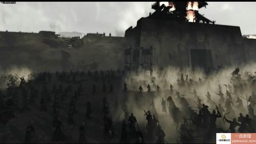 69 led背景视频 69 中国古代烽火狼烟战争场景千军万马兵荒马乱