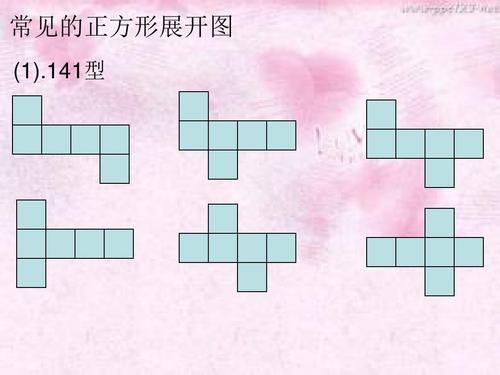 常见的正方形展开图 (1).141型