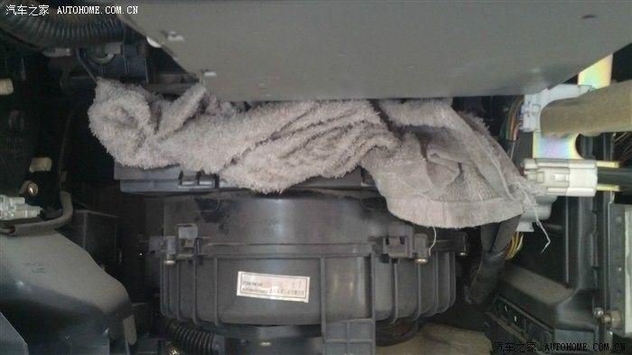 老款天籁更换空调滤芯,清洗风道教程