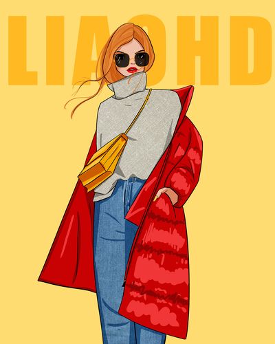 一转眼冬天就到了,不知道穿什么就穿羽绒服吧.