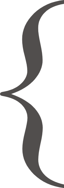 符号灰色括号括弧波浪线