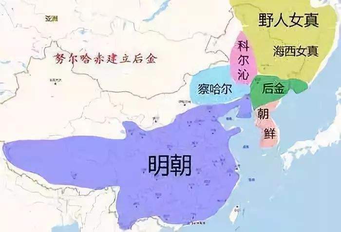 原创从五张地图看清朝的扩张历史从弹丸之地到统一全国
