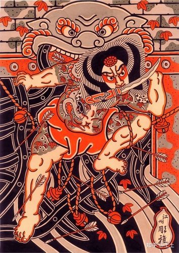 日式浮世绘纹身中,都有些什么狠角色?