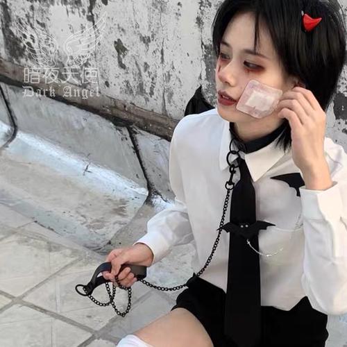 高档链子用项绳男铃铛牵引情趣女仆颈圈人戴项链