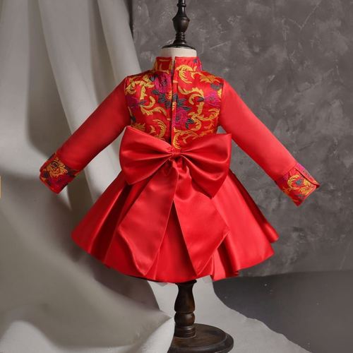 婴儿新年衣服 女宝宝 女童唐装