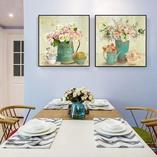 甄懿居上zyjs家居饰品餐厅装饰画壁饰歺厅餐桌饭厅墙