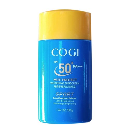 正品 高姿 多维亮白防晒霜50g spf50 pa   小蓝盾运动