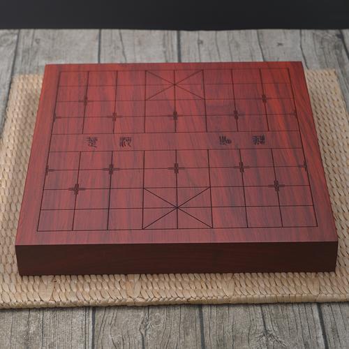 7cm红木象棋盘小规格棋盘适合35cm象棋子独木制作刻线棋桌