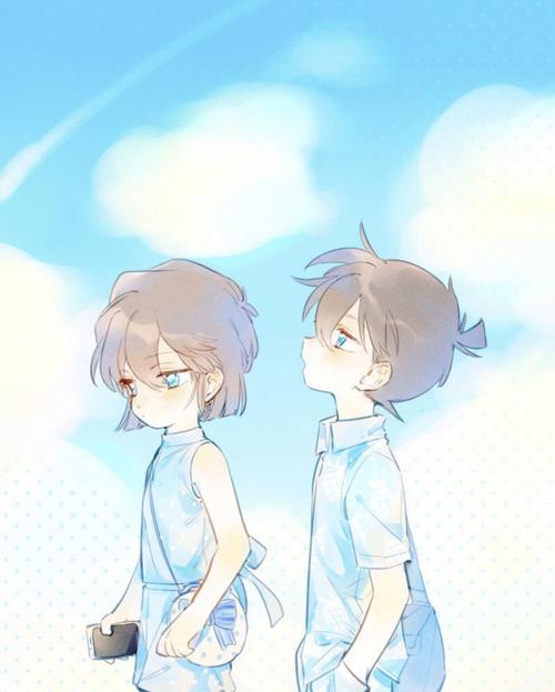 分享一波柯南灰原哀基德头像壁纸柯哀琴哀