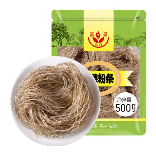 55折富昌红薯粉条粉丝500g酸辣粉圆粉皮凉皮米粉方便粉丝速食干货2件
