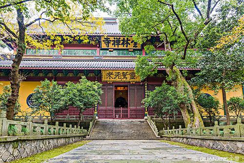 杭州灵隐寺云林禅寺_全景网