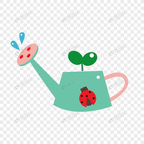 卡通可爱洒水壶